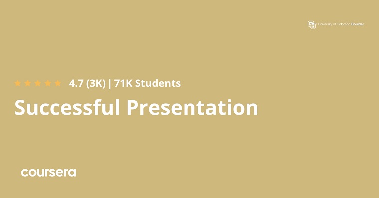 coursera succesful presentation