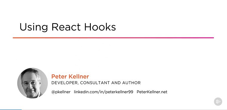 using react hooks pluralsight