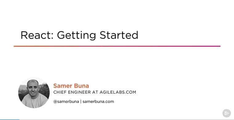 react getting started pluralsight