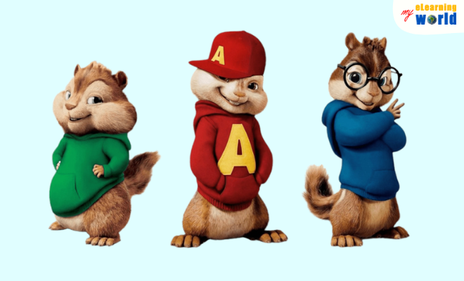 Chipmunks from "Alvin and the Chipmunks"